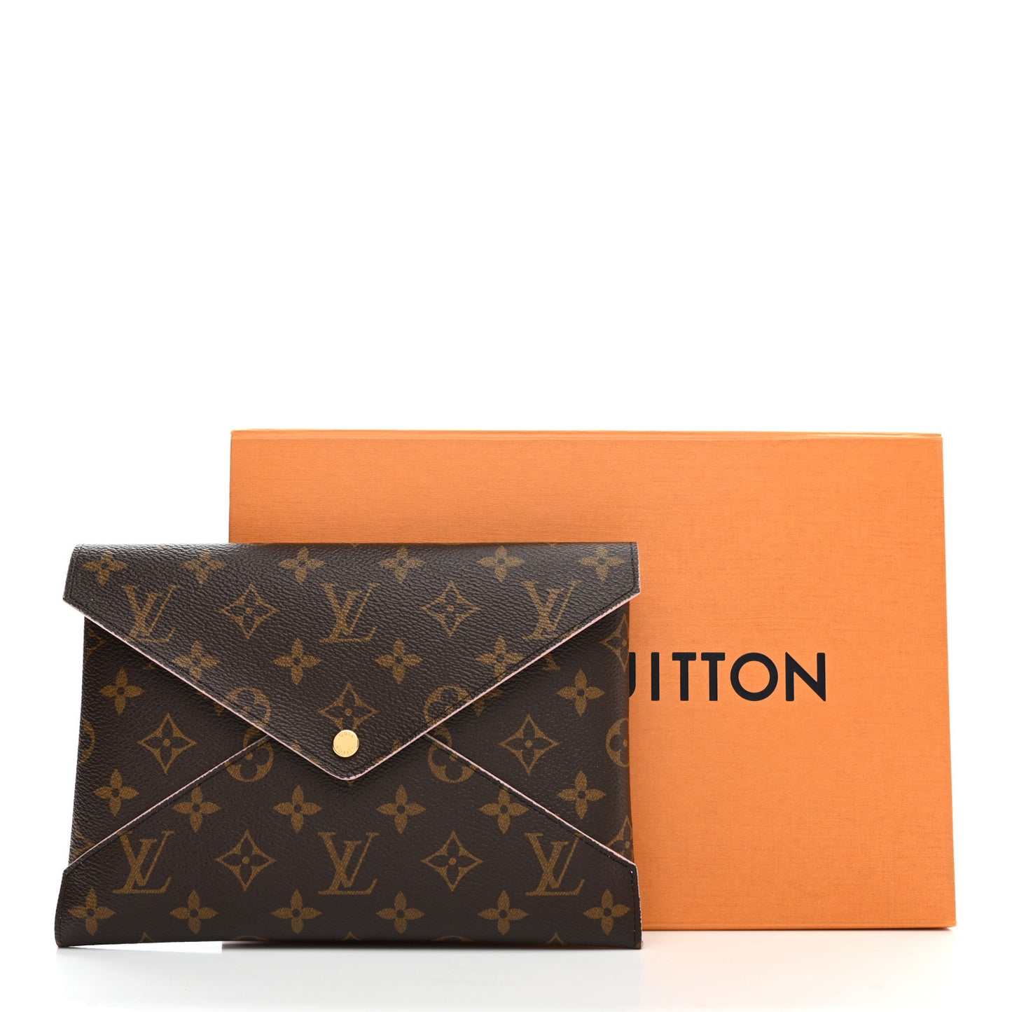 Monogram Large Kirigami Pochette Insert Rose Ballerine
