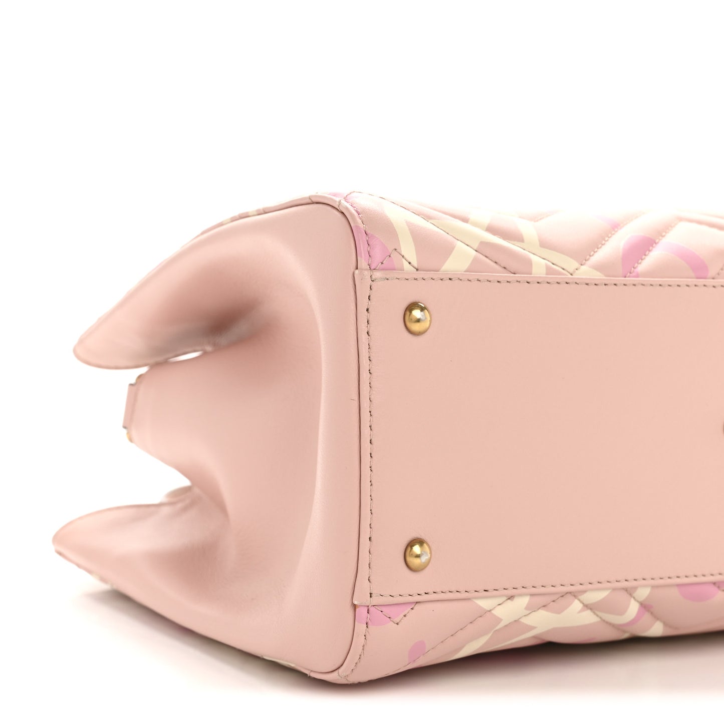 Calfskin Matelasse GucciGhost Small GG Marmont Tote Perfect Pink Rosa Ivory