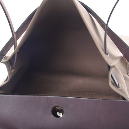 Hermes Toile Vache Hunter Herbag Zip 39 MM Etoupe Ebene 6 of 8