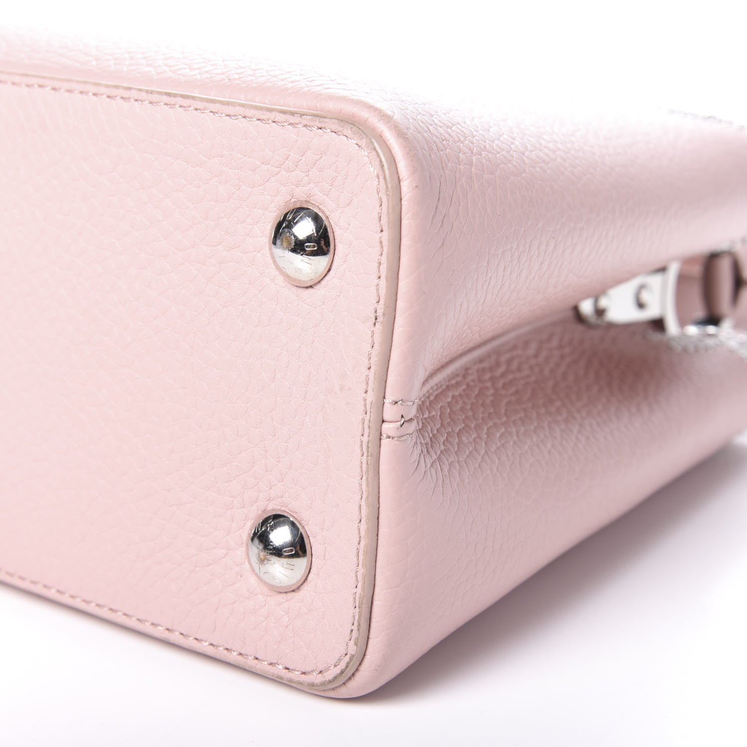 Louis Vuitton Taurillon Flowers Capucines PM Magnolia 　 7 of 14