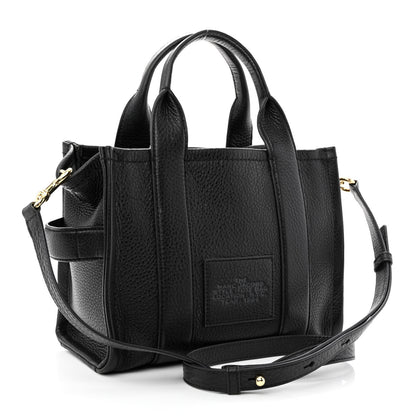 Marc Jacobs Grained Calfskin Small The Tote Bag Black 2 of 10