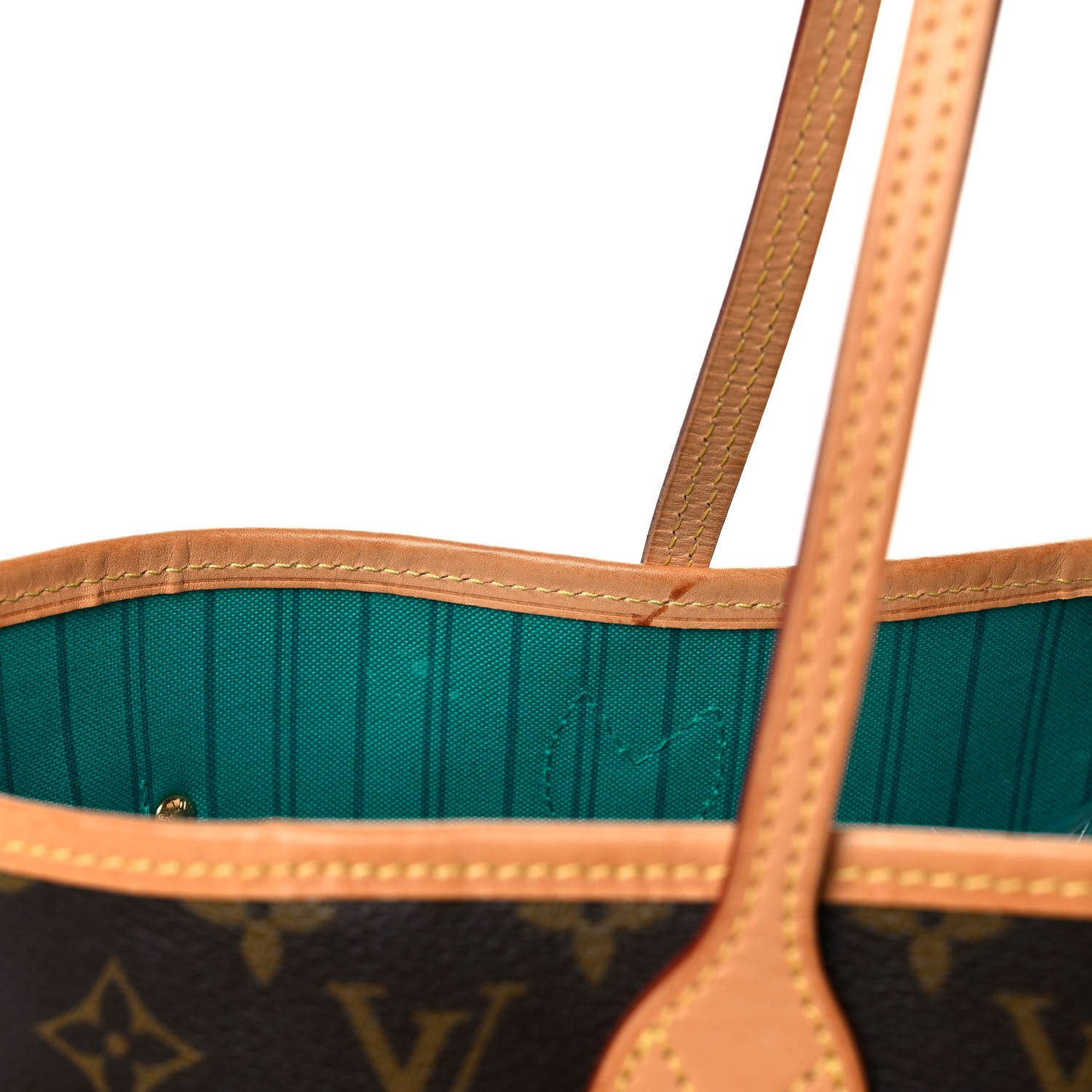 Louis Vuitton Monogram V Neverfull MM Turquoise 18 of 22