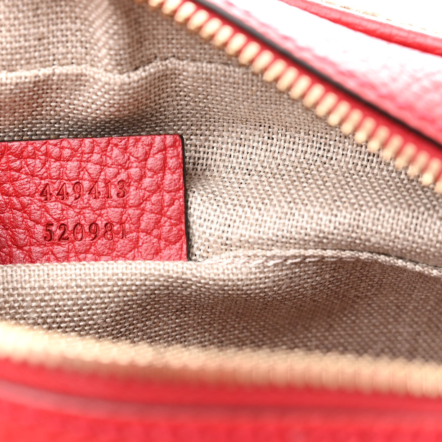 Gucci Monogram Mini Bree Messenger Bag Red 7 of 10