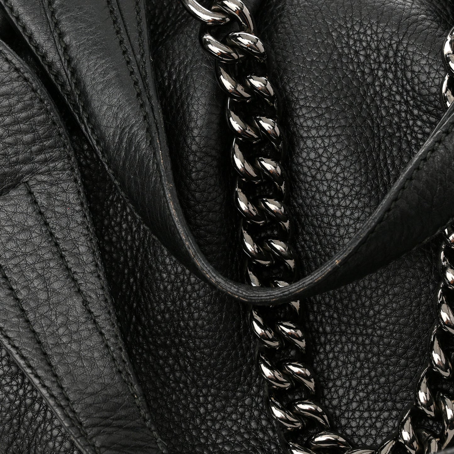 Calfskin Medium Icon Bit Boston Black