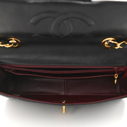 Chanel Lambskin Quilted XL Jumbo Single Flap Black 5 of 14