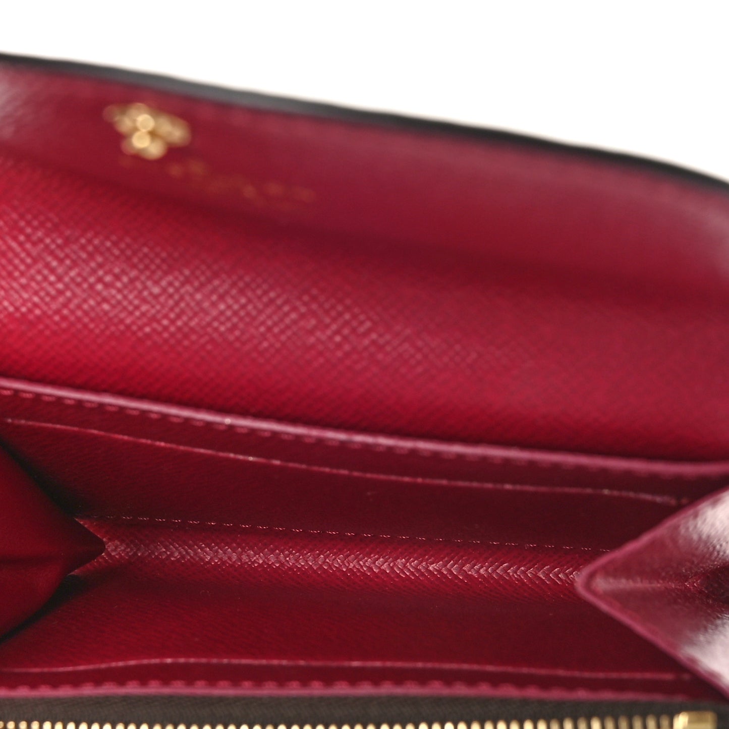 Monogram Rosalie Coin Purse Fuchsia