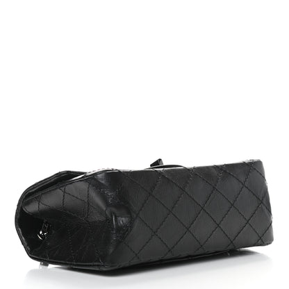 Chanel Aged Calfskin Quilted 2.55 Reissue Mini Flap So Black 3 of 8