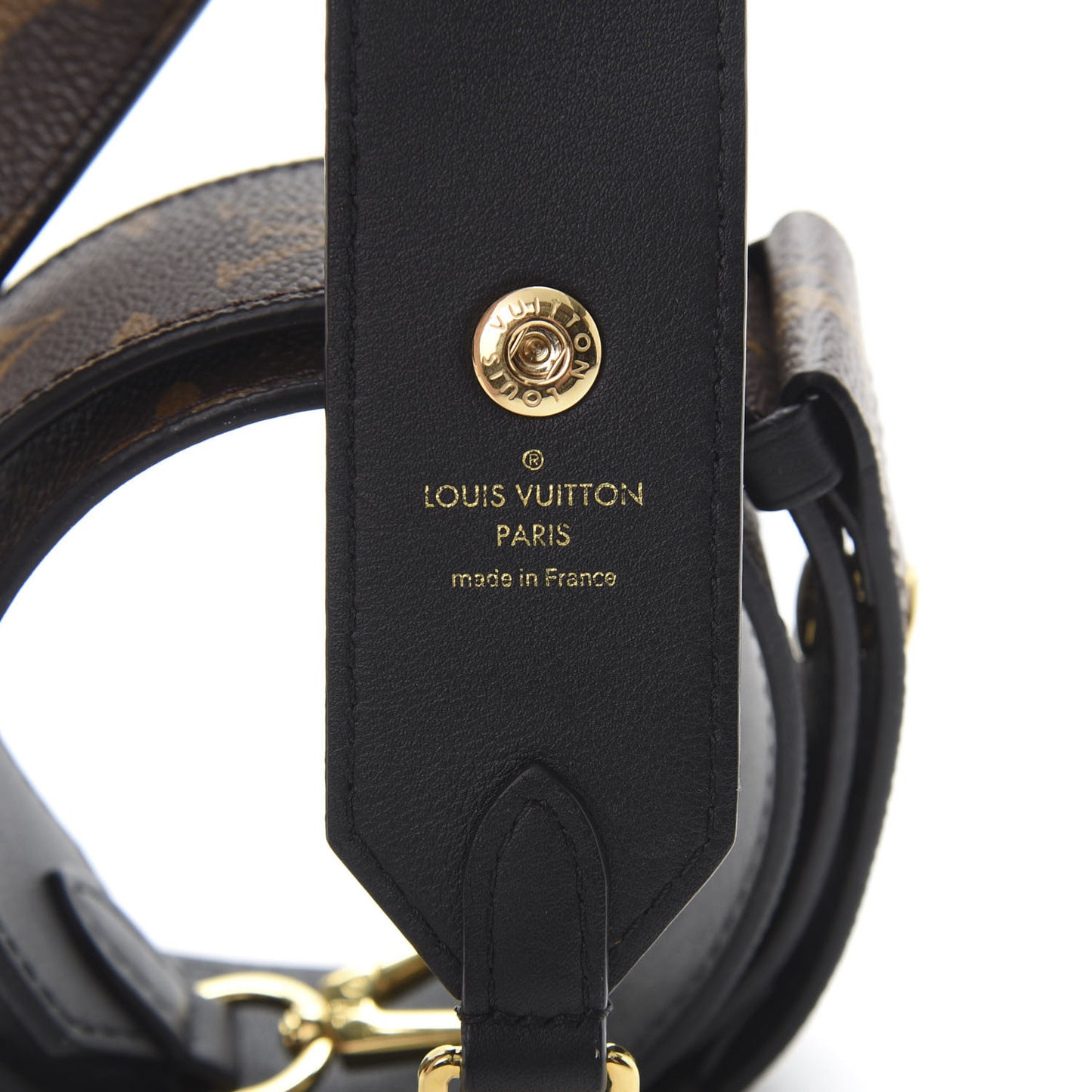 Monogram Bandouliere Shoulder Strap Black