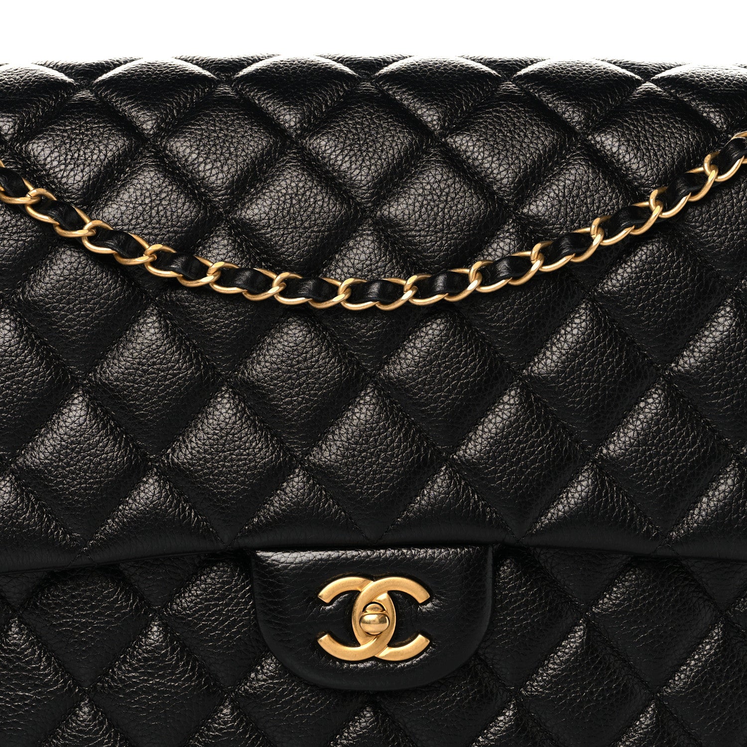 Chanel Caviar Quilted XXL Travel Flap Bag Black 8 of 11