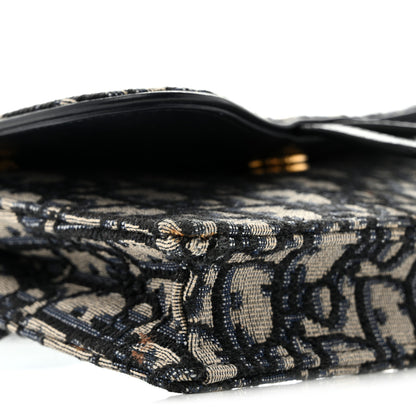 Christian Dior Oblique Saddle Belt Bag Blue 8 of 13