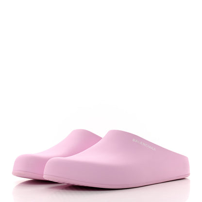 Balenciaga Rubber Eva Logo Womens Pool Slide Sandals 42 Pink 3 of 6