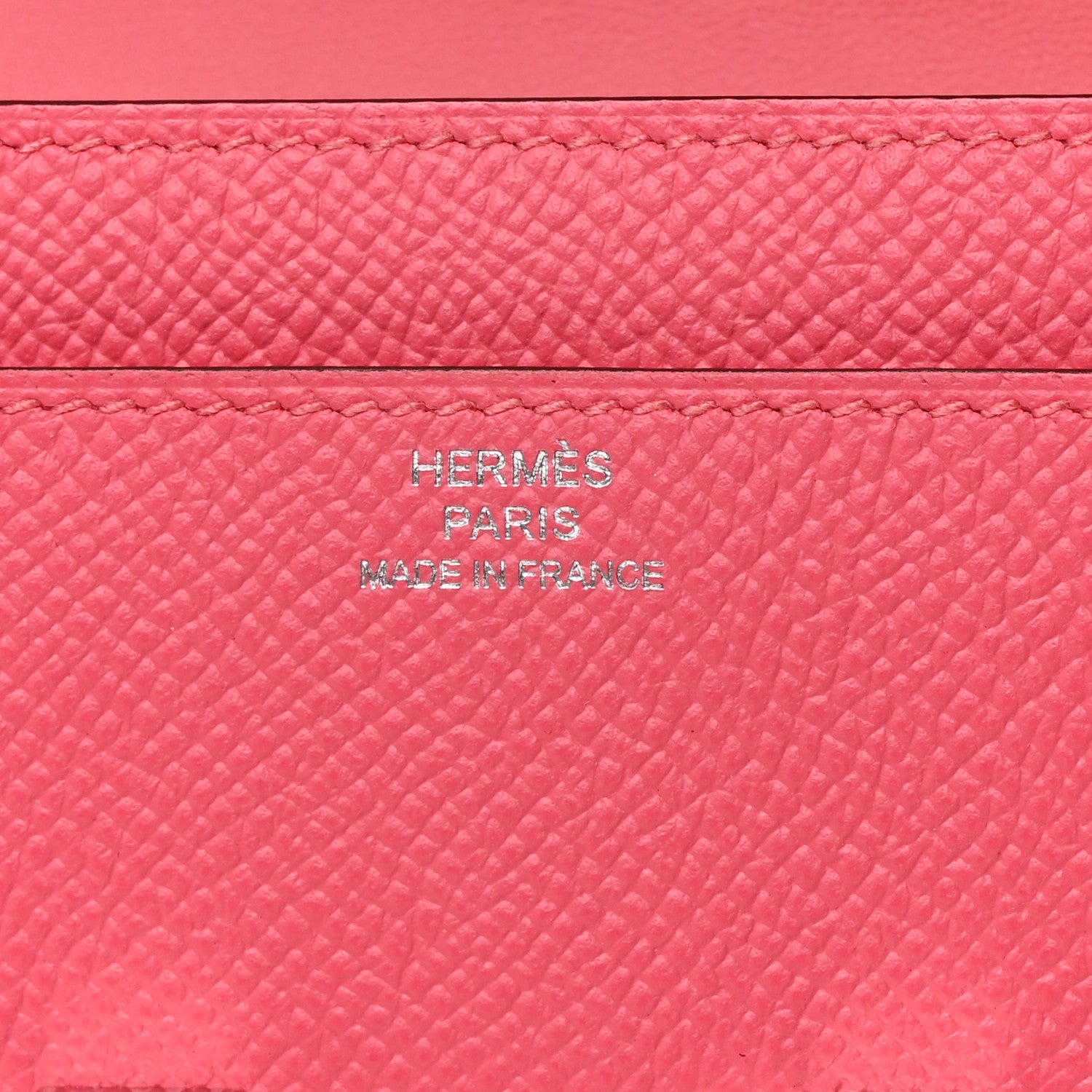 Hermes Epsom Constance Long Wallet Rose Azalee 6 of 8