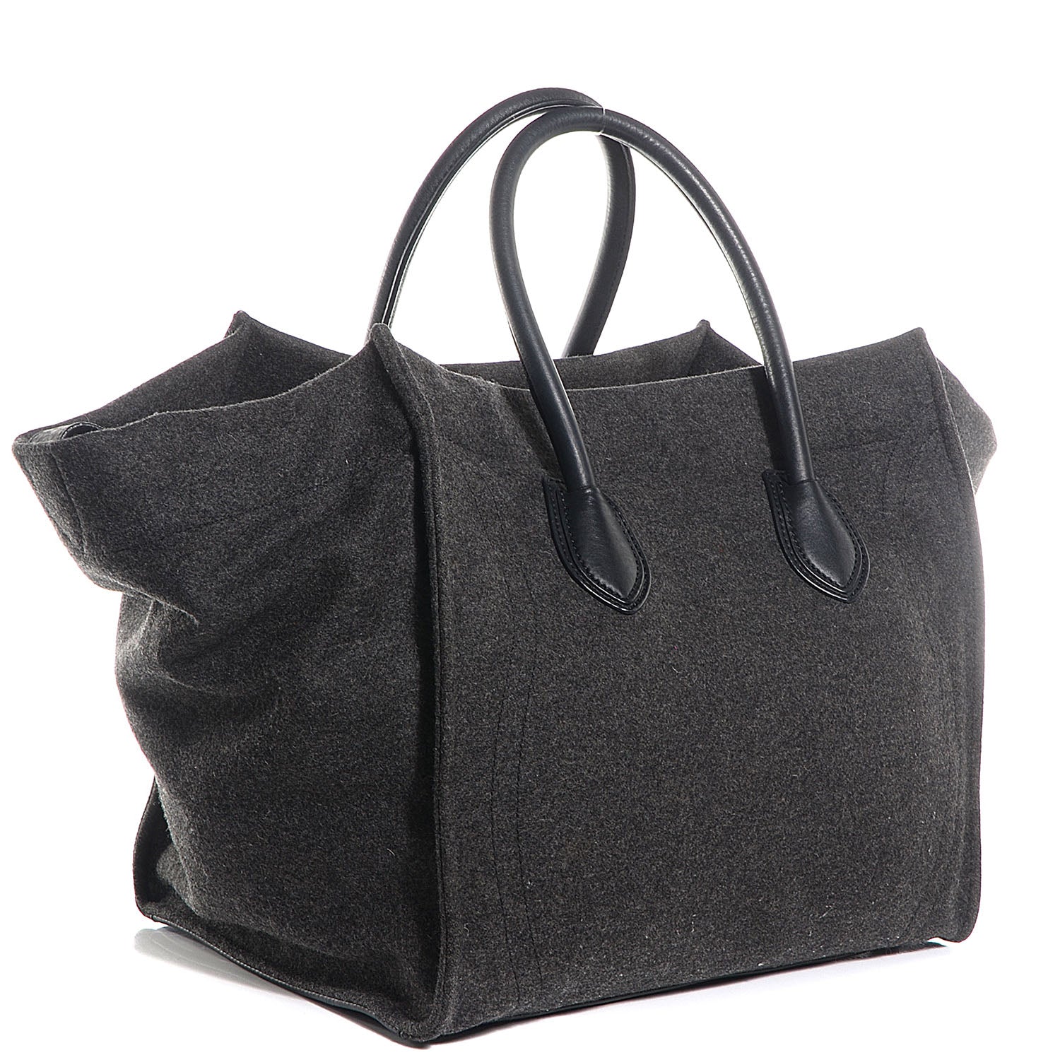 Celine Felt Medium Phantom Luggage Grey 3 of 7