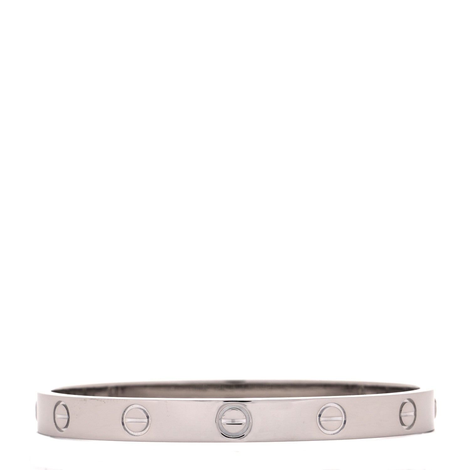 Cartier 18K White Gold LOVE Bracelet 16 1 of 5
