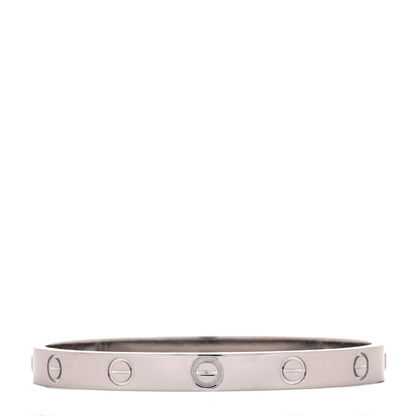 Cartier 18K White Gold LOVE Bracelet 16 1 of 5