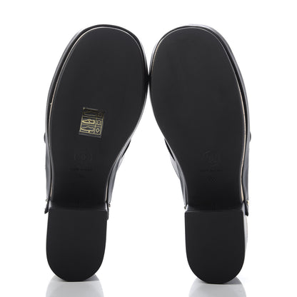 Chanel Calfskin CC Turn Lock Clogs 35 Black 10 of 18