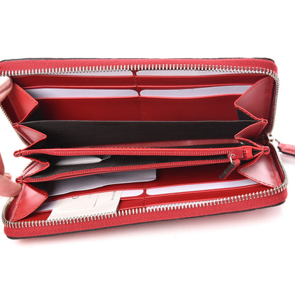 Gucci Guccissima Web Zip Around Wallet Red 5 of 8