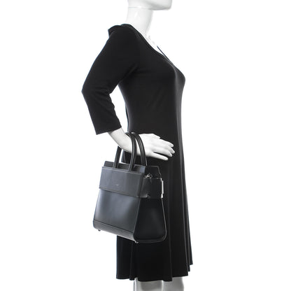 Givenchy Smooth Calfskin Small Horizon Satchel Black 3 of 9