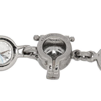 Tiffany Platinum Diamond 3.90ctw Diamonds by the Yard Tennis Bracelet 3 of 4