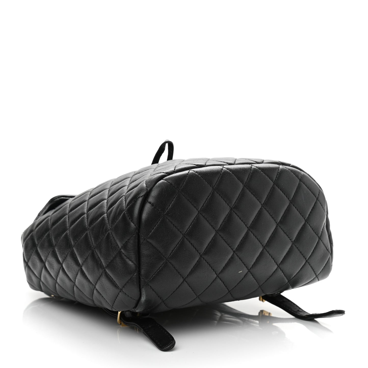 Lambskin Quilted Small Urban Spirit Backpack Black