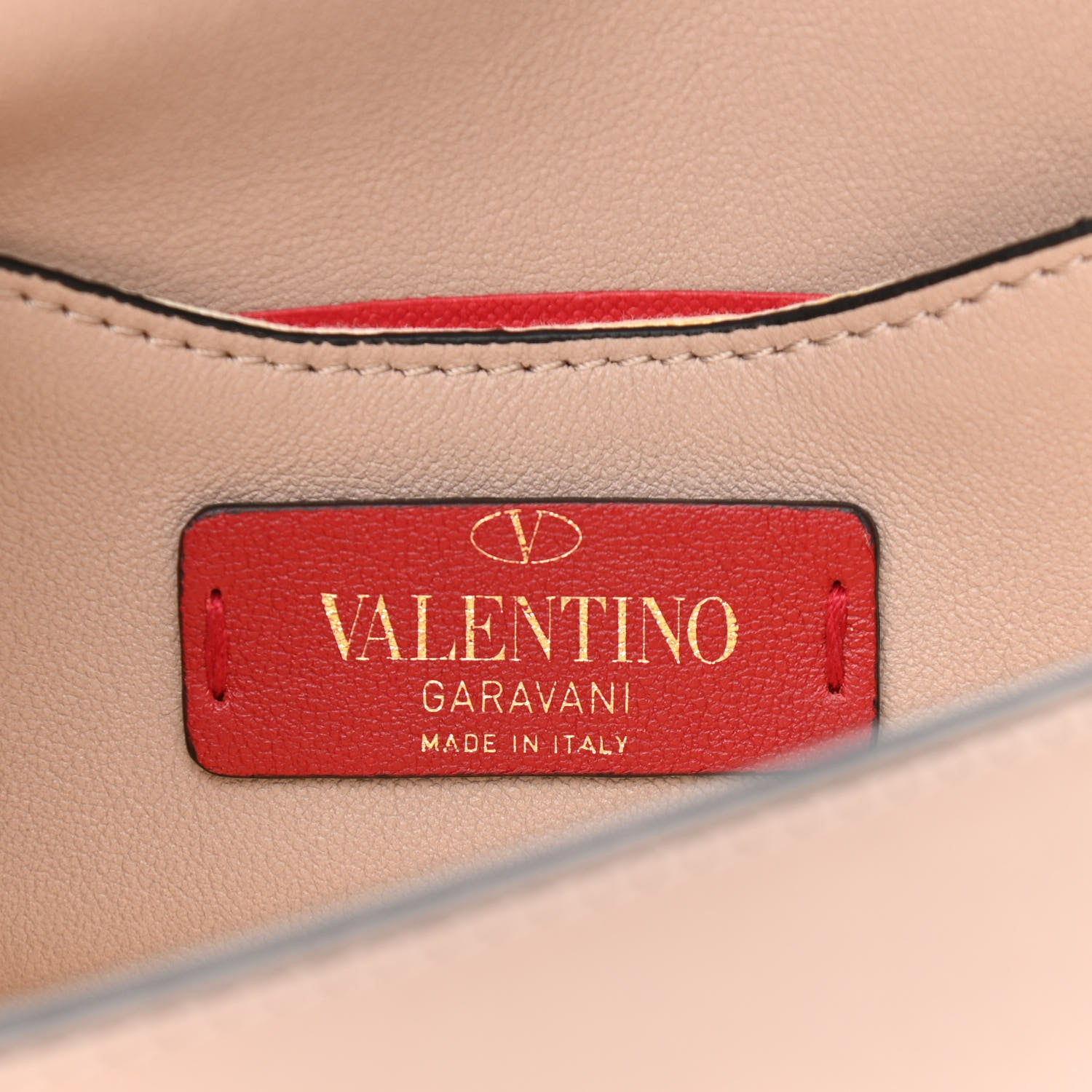 Valentino Garavani Calfskin Mini Rockstud Crossbody Bag Poudre 6 of 9