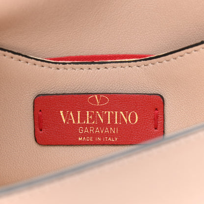 Valentino Garavani Calfskin Mini Rockstud Crossbody Bag Poudre 6 of 9