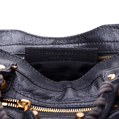 Balenciaga Agneau Giant 12 Gold Hardware Mini City Gris Fossile 9 of 16