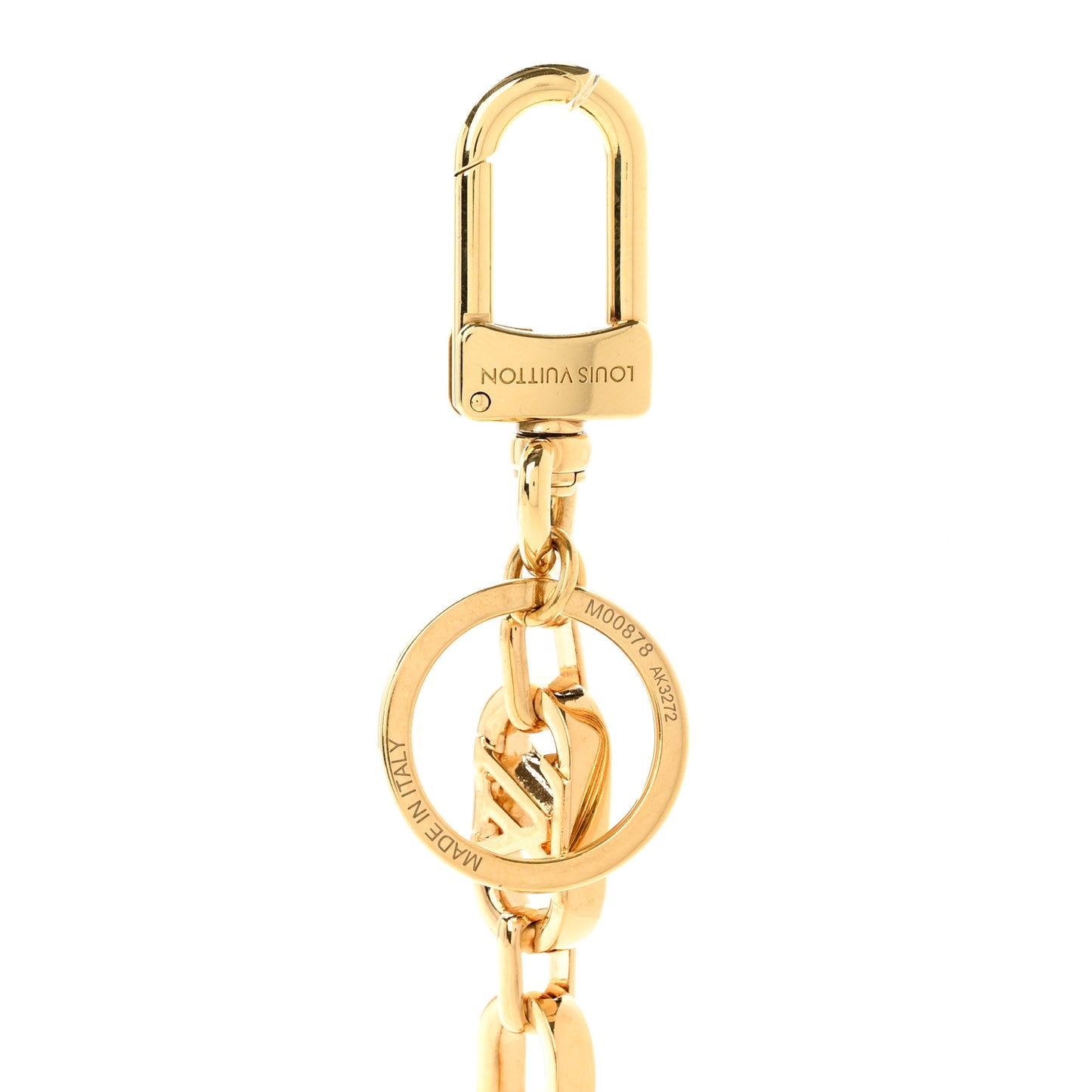 Metal My LV Chain Bag Charm Gold