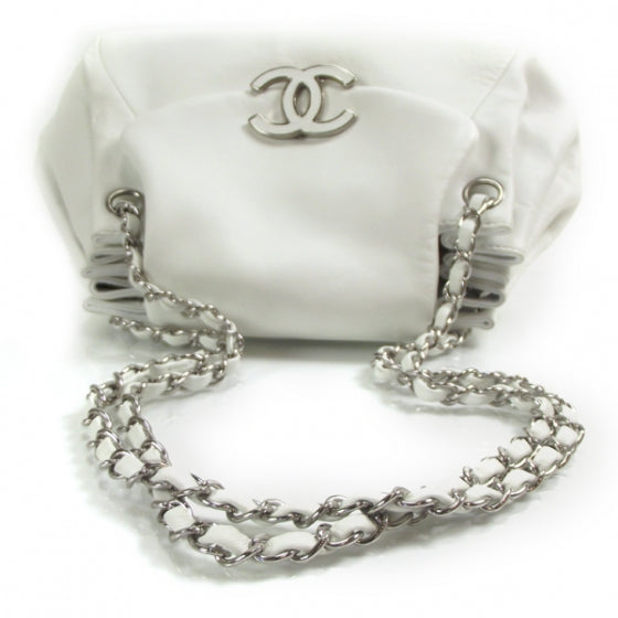 Chanel Lambskin Sensual Medium Flap White 6 of 10