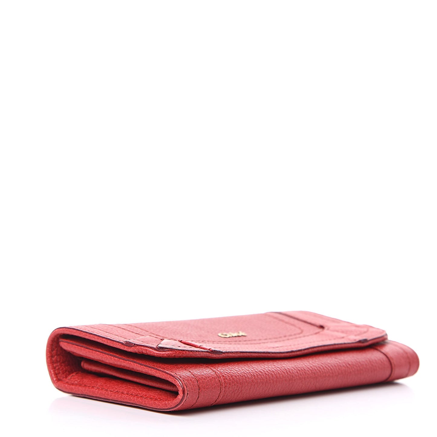 Grained Calfskin Paraty Continental Wallet Red
