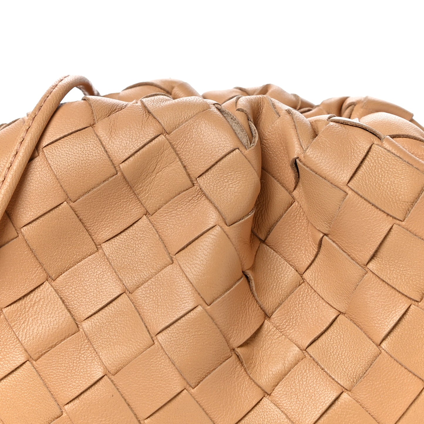 Nappa Intrecciato The Mini Pouch Almond
