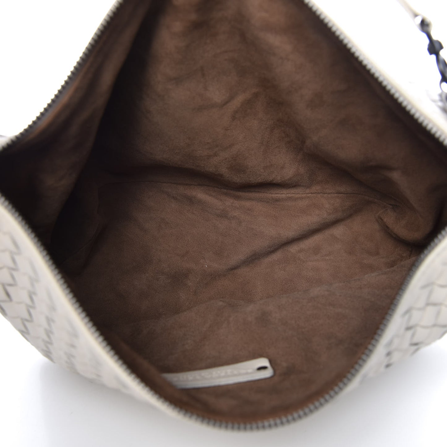 Nappa Intrecciato Small Shoulder Bag White