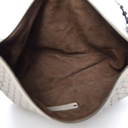 Bottega Veneta Nappa Intrecciato Small Shoulder Bag White 5 of 11