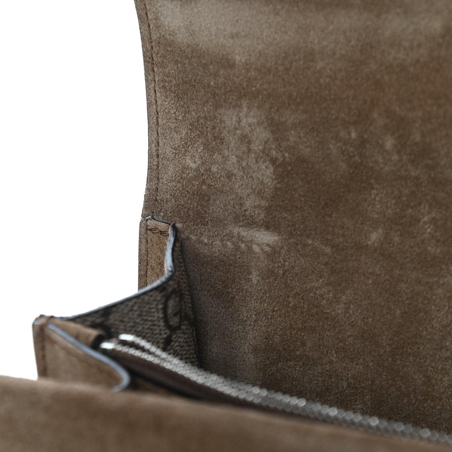 GG Supreme Monogram Medium Dionysus Shoulder Bag Taupe