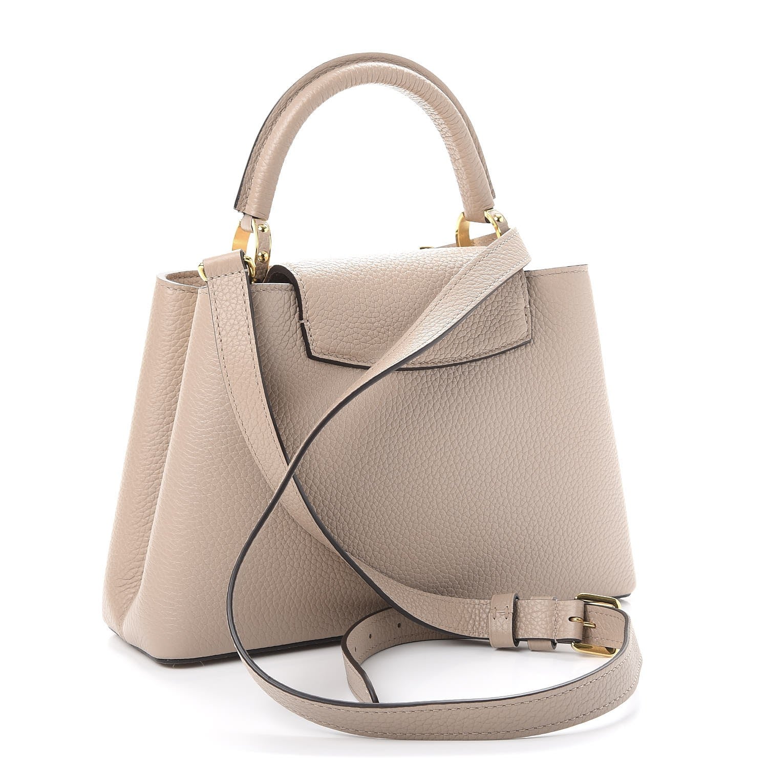 Louis Vuitton Taurillon Capucines BB Galet 4 of 9