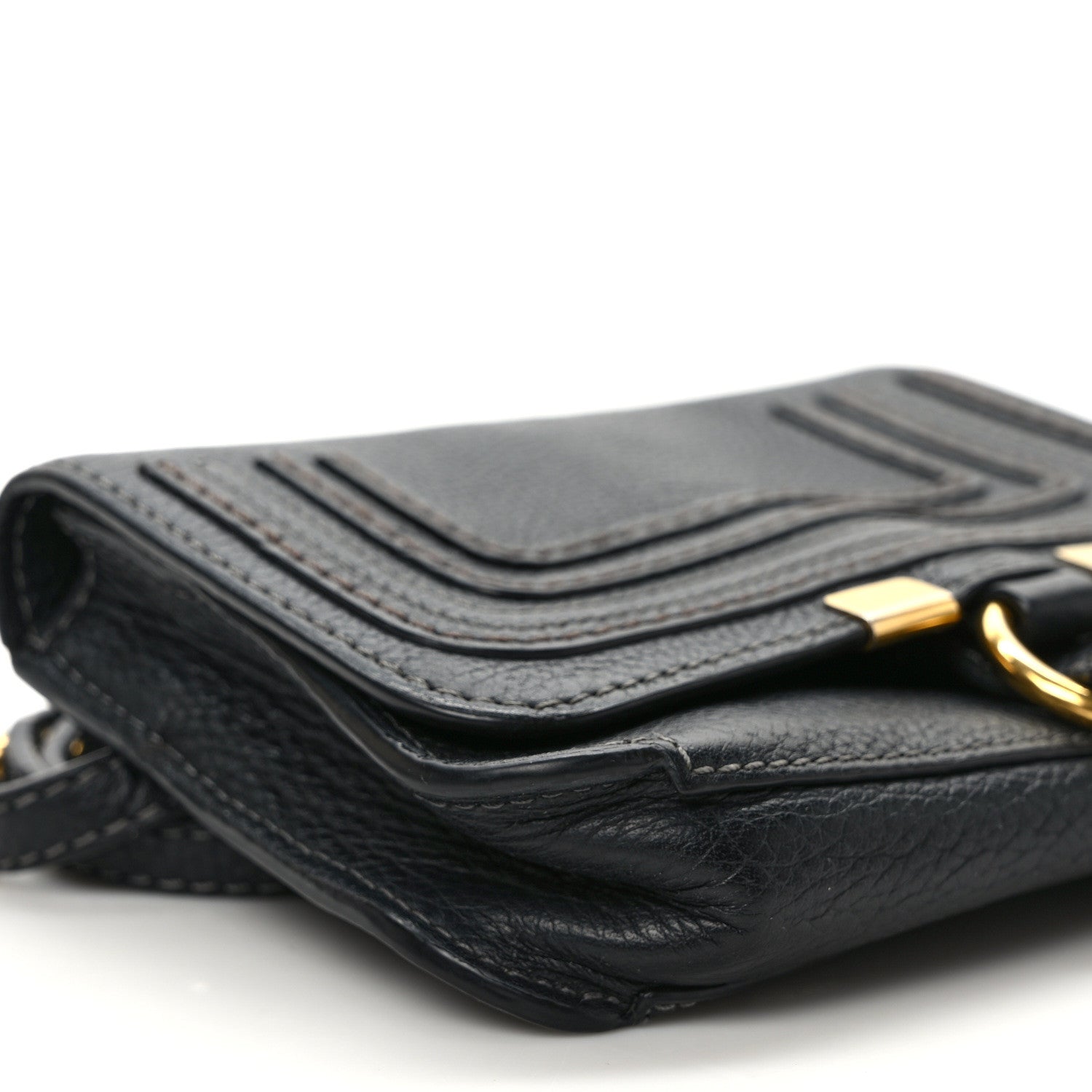 Chloe Calfskin Marcie Convertible Belt Bag Black 7 of 8