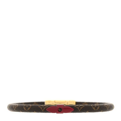 Louis Vuitton Monogram Daily Confidential Bracelet Brown 2 of 8
