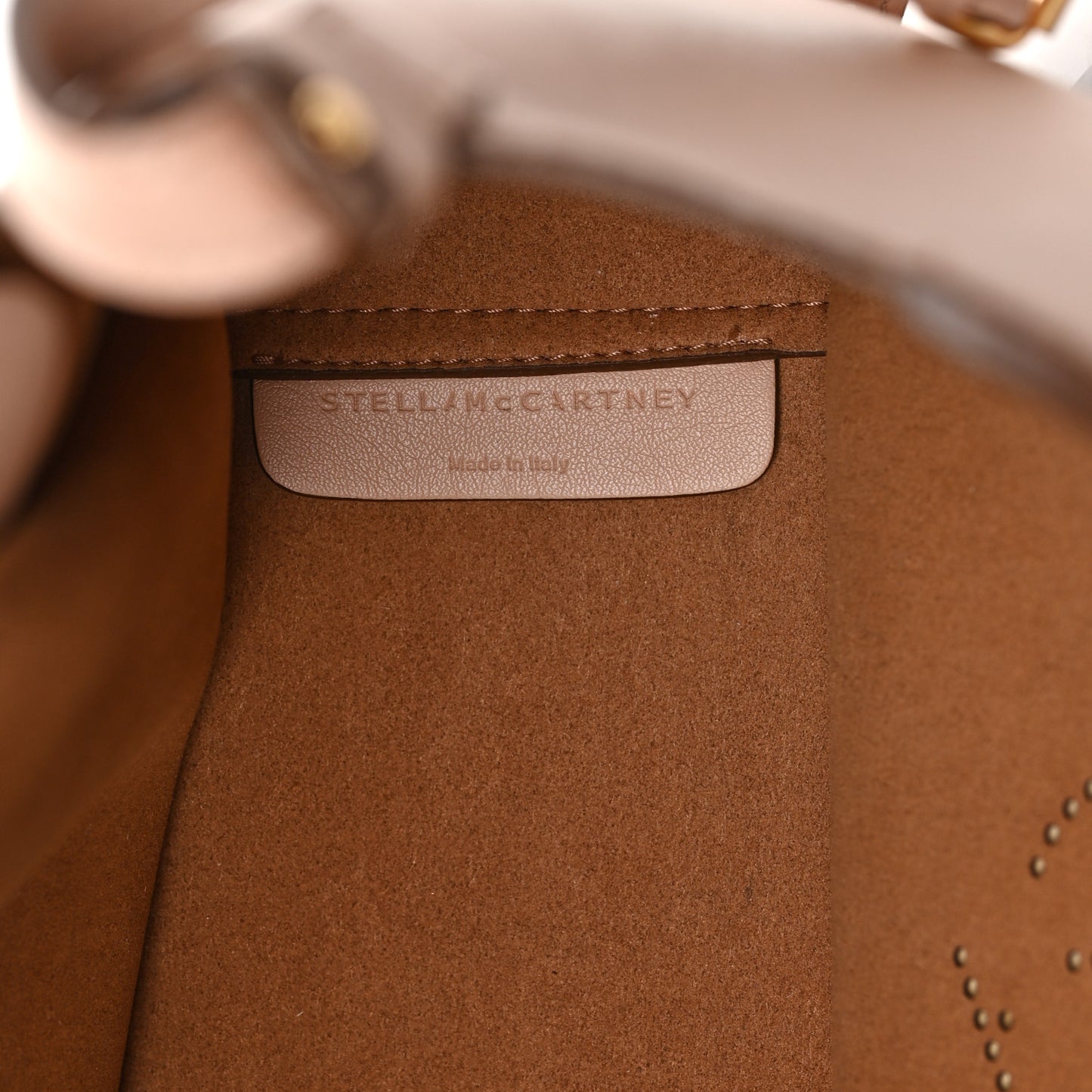 Eco Alter Nappa East West Perforated Tote Beige