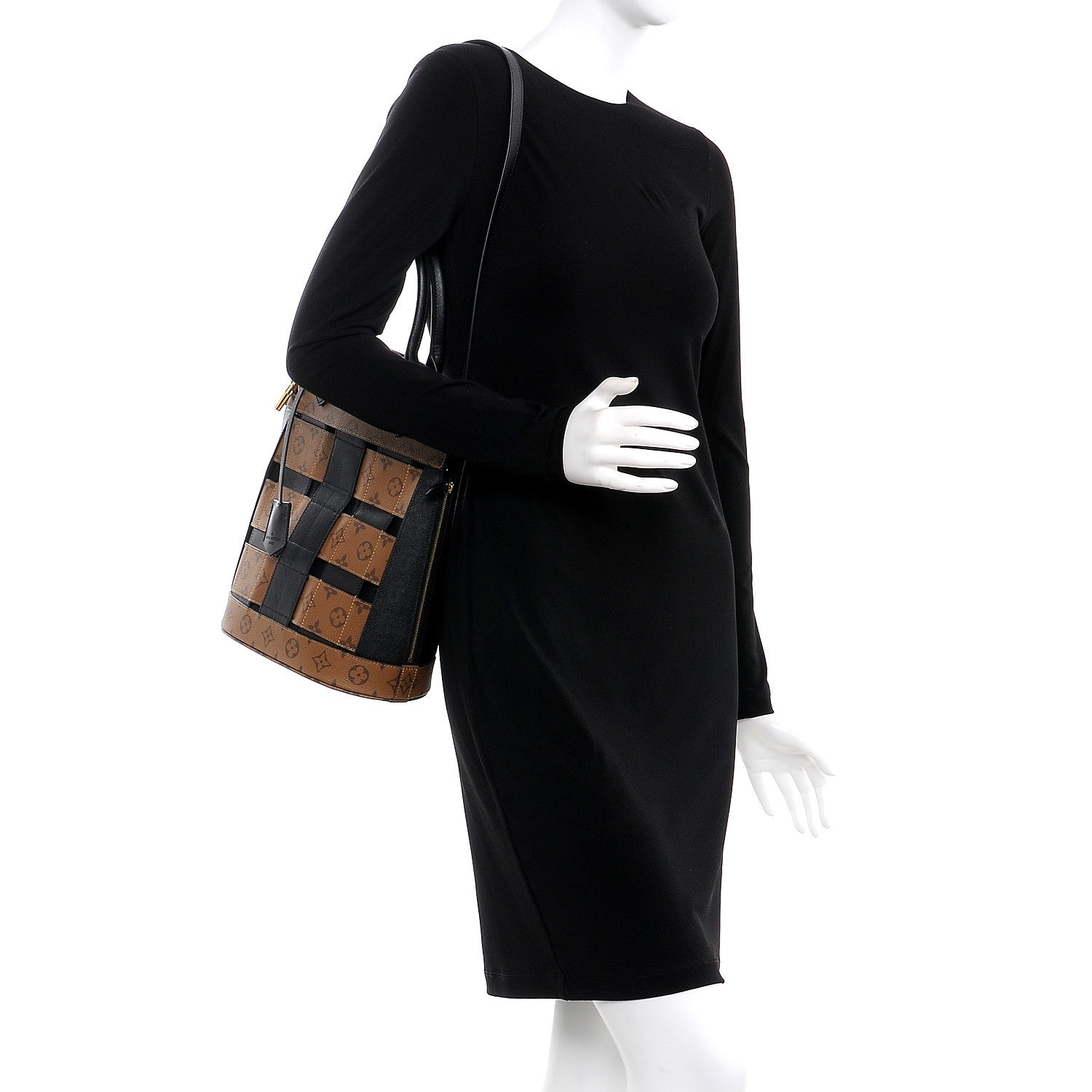 Louis Vuitton Reverse Monogram Tressage Tote 2 of 7