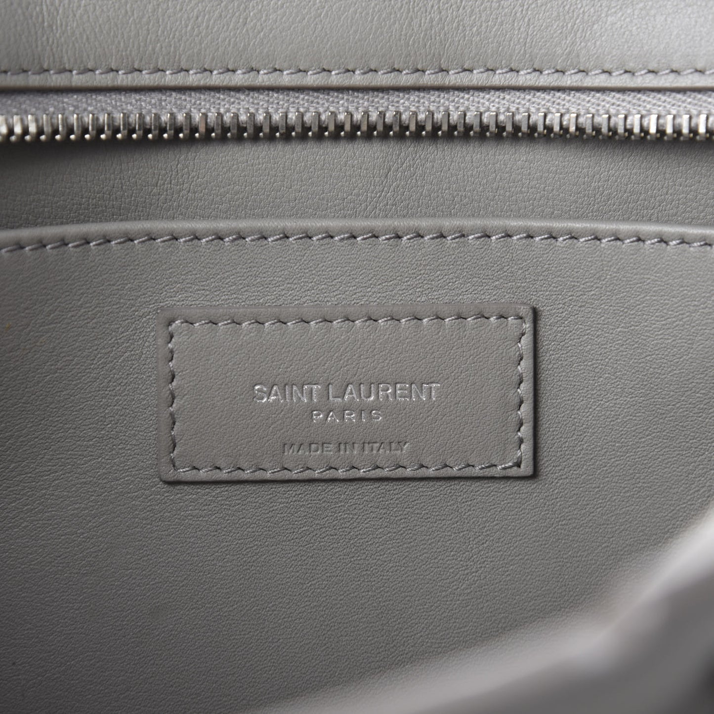 Calfskin Monogram Baby Cabas Fog
