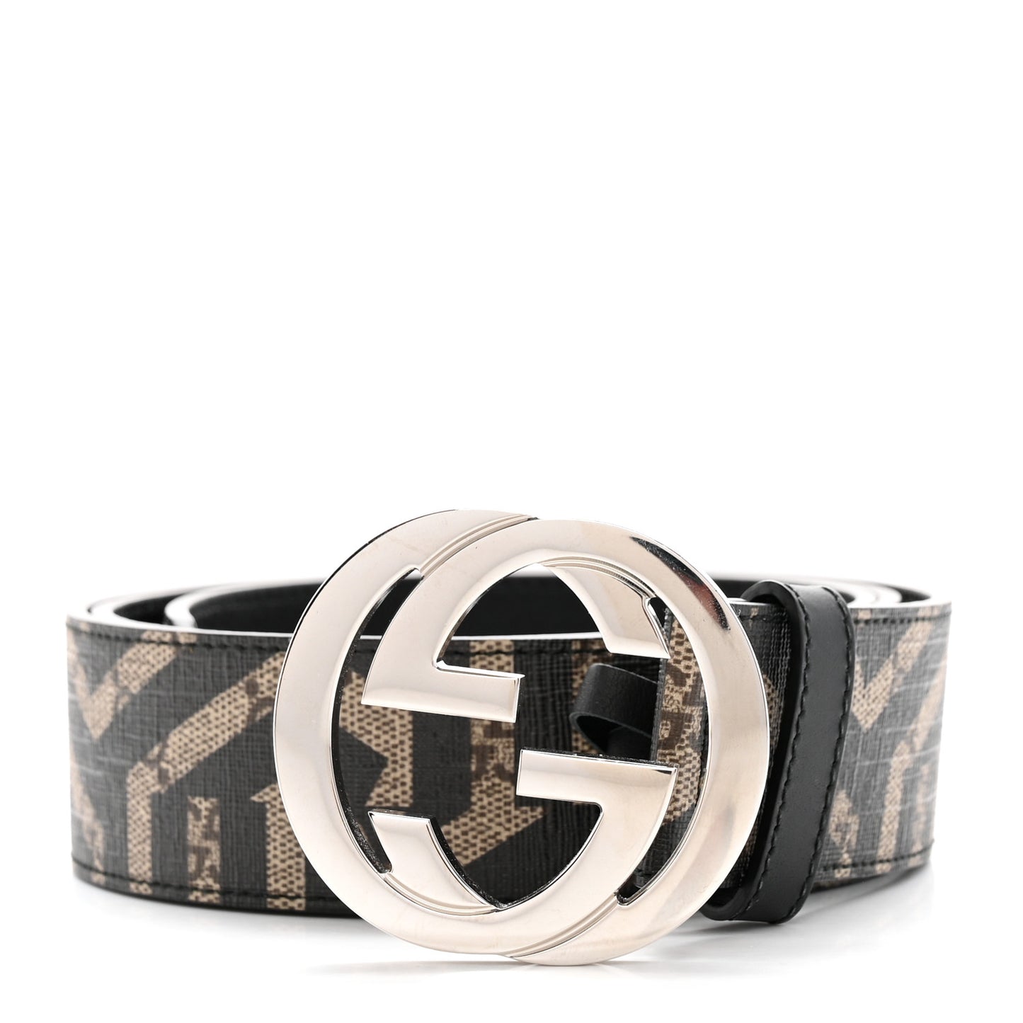 GG Supreme Monogram Interlocking G Belt 100 40