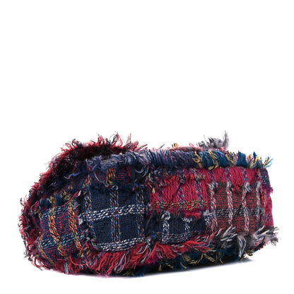 Chanel Tweed Jumbo Flap Red 4 of 9