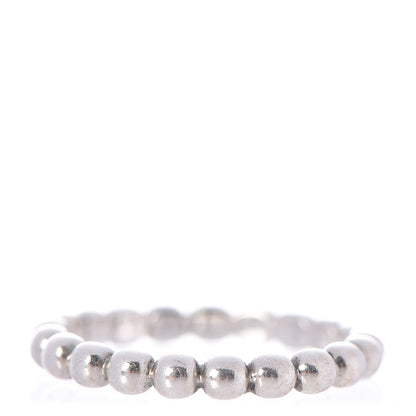 Tiffany Sterling Silver Ball Ring 53 6.25 1 of 4