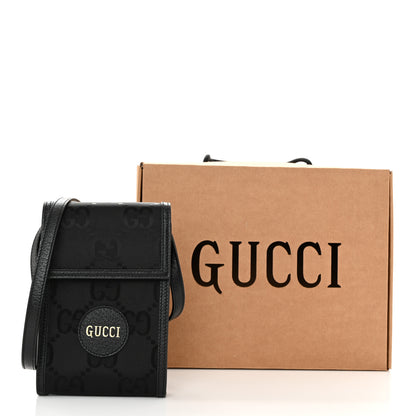 Gucci Econyl Nylon Monogram Off The Grid Crossbody Bag Black 11 of 11
