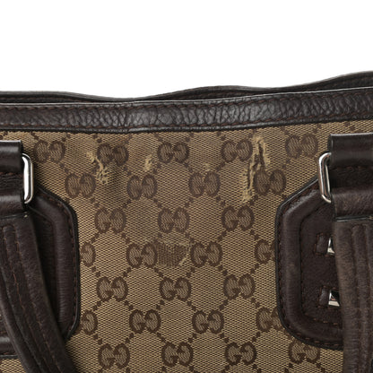 Gucci Monogram Tote Dark Brown 18 of 19