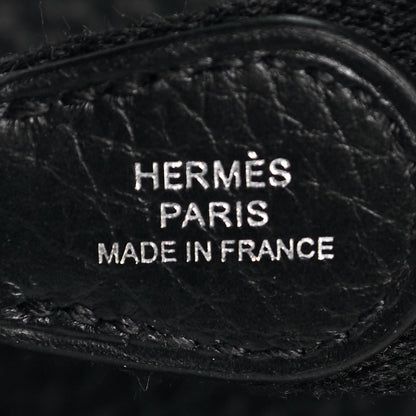 Hermes Taurillon Clemence Evelyne TPM Black 6 of 10