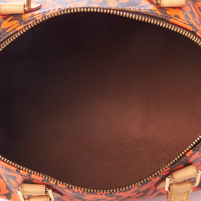 Louis Vuitton Monogram Graffiti Speedy 30 Orange 4 of 8