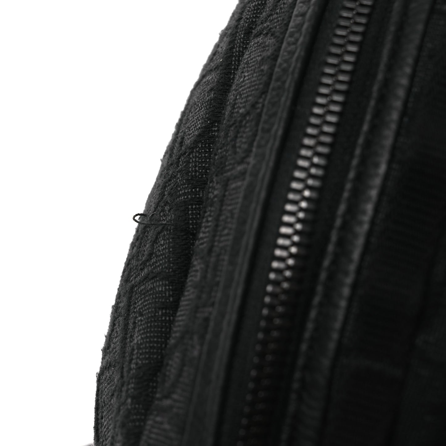 Grained Calfskin Oblique Scarab Sling Bag Black