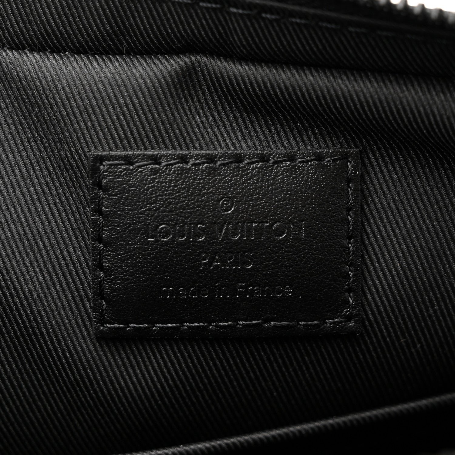 Louis Vuitton Calfskin Monogram Shadow Duo Messenger Black 6 of 9