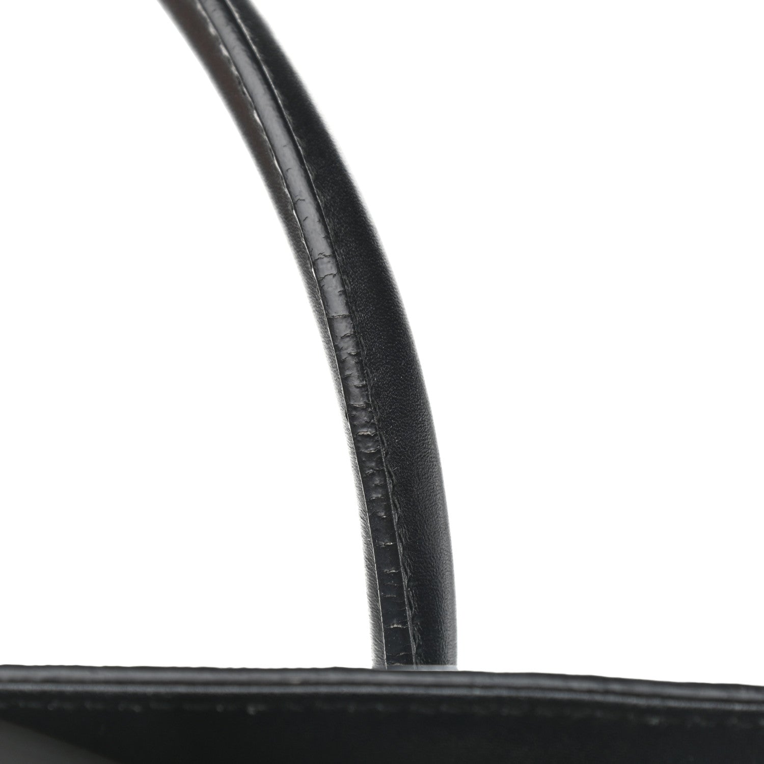 Gucci Calfskin Bright Diamante Medium Top Handle Bag Black 11 of 16